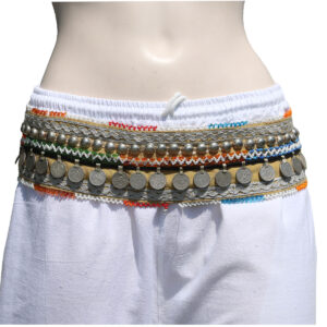 CINTURE TRIBAL AFGANE CON MONETE ORIGINALI