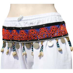 CINTURE TRIBAL AFGANE CON CONCHIGLIE