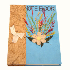 AGENDA IN CARTA DI RISO BOUQUET DI FIORI MEDIA