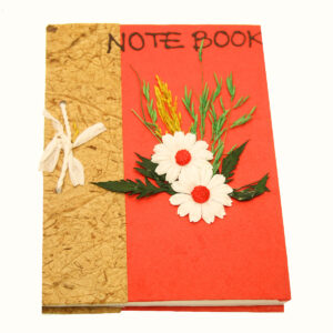AGENDA IN CARTA DI RISO BOUQUET DI FIORI MEDIA